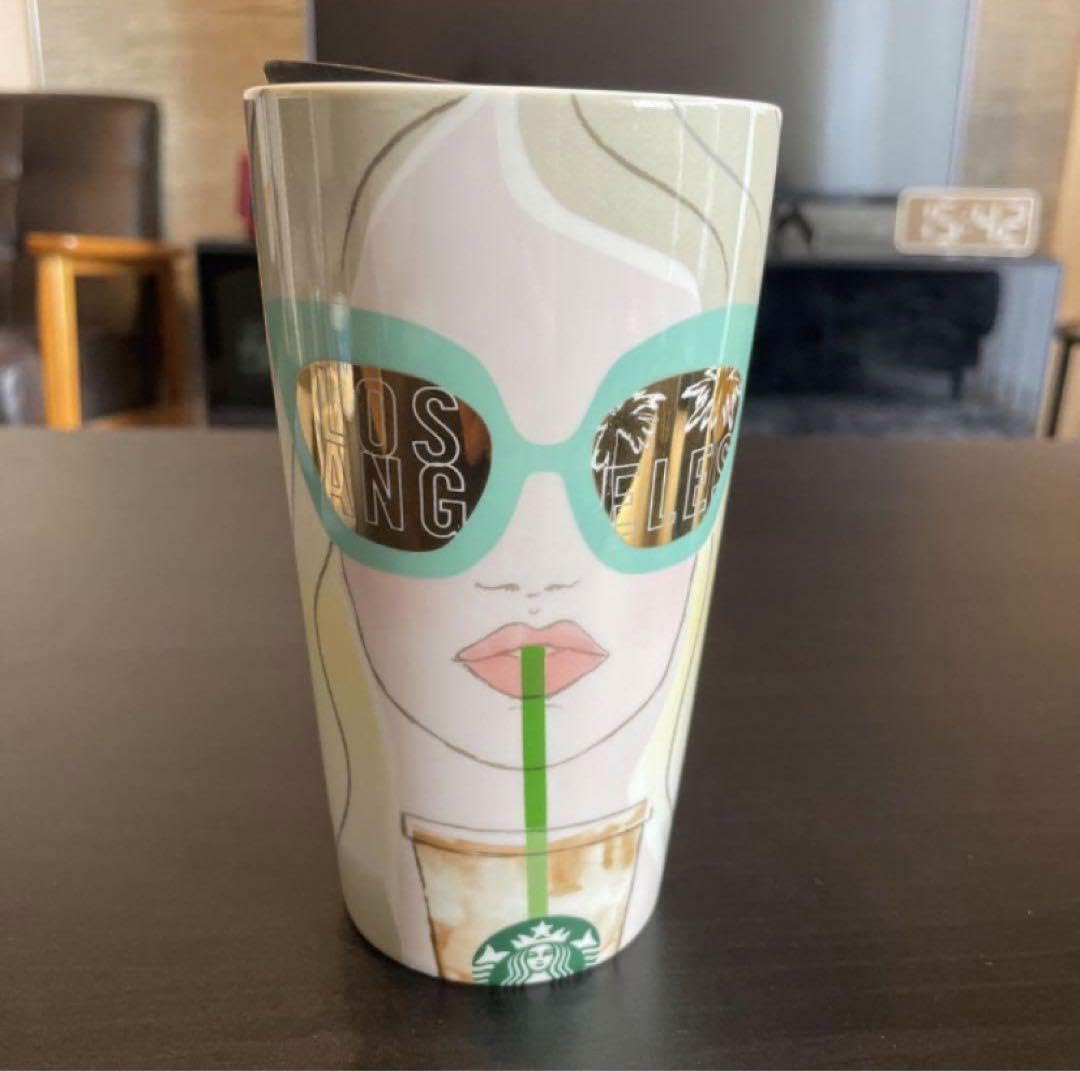 スタバ タンブラー 陶器 ロサンゼルス限定
