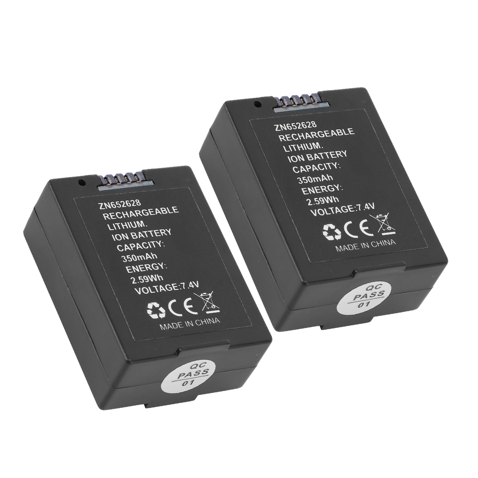 Jectse Batterie pour Hélicoptère RC, 7,4 V 350 MAh, pour RC Era C187