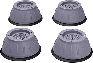 Podkładki antywibracyjne pralki, podkładki antywibracyjne, zatrzymujące ruch pralko-suszarki, drżenie, chodzenie, poślizg, na cokoły pralki i suszarki, 4 liczby, 3,4x3,1x3,1 cala