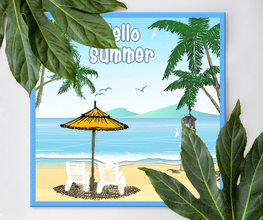 Summer Clear Stamps ALIBBON Summer Holiday Clear Stamps & Dies Set ...