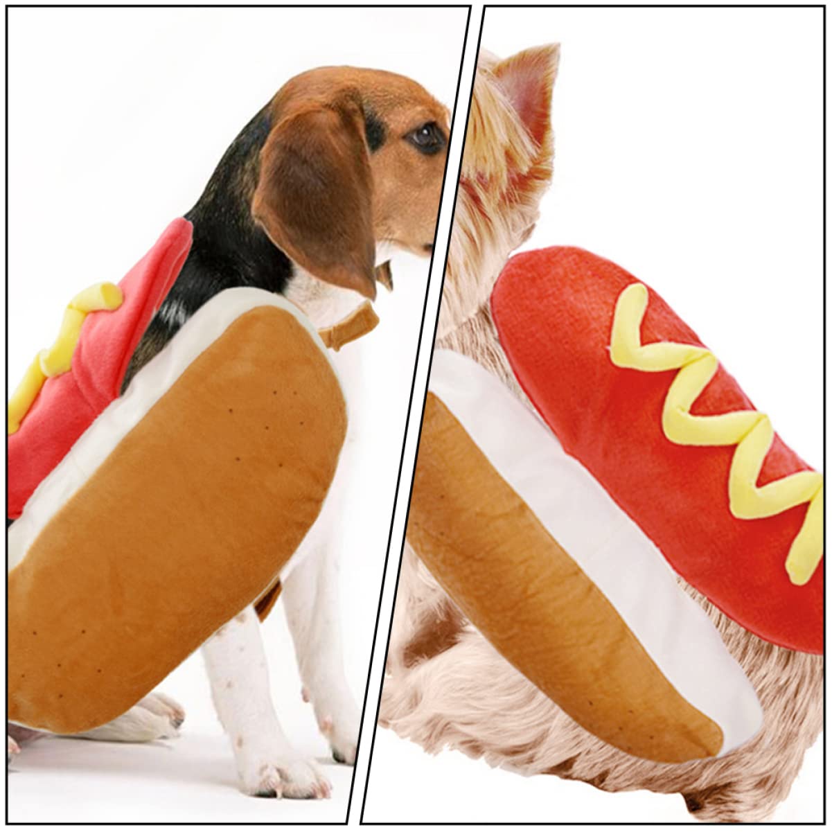 Angoily Kreatives Design Baumwolle und Leichtes aus Haustierkostüm L Schönes Tragbares in Orange Größe für Hund und Katze für Party und Festival