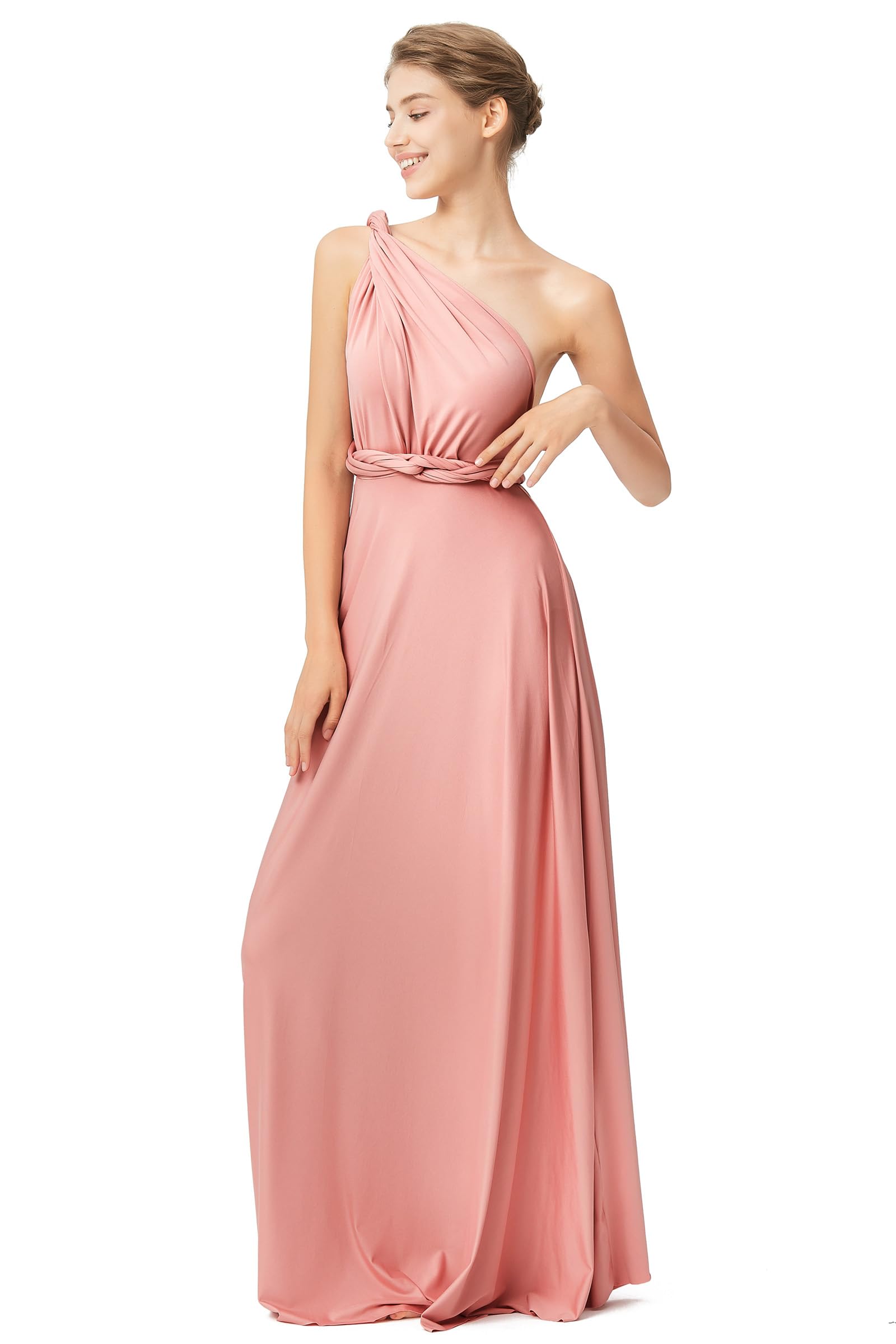 72styles Robe Infinity Demoiselle d'honneur Femme Soirée & Mariage Invitée | Robe Transformable Multiposition Robe de Soirée & Mariage Invitée, Robe Longue Élégante pour Cocktail & Cérémonie