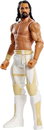 Mattel WWE Wrestlemania Figura de acción, Seth Rollins, coleccionable de 6 pulgadas y regalo para edades de 6 años en adelante