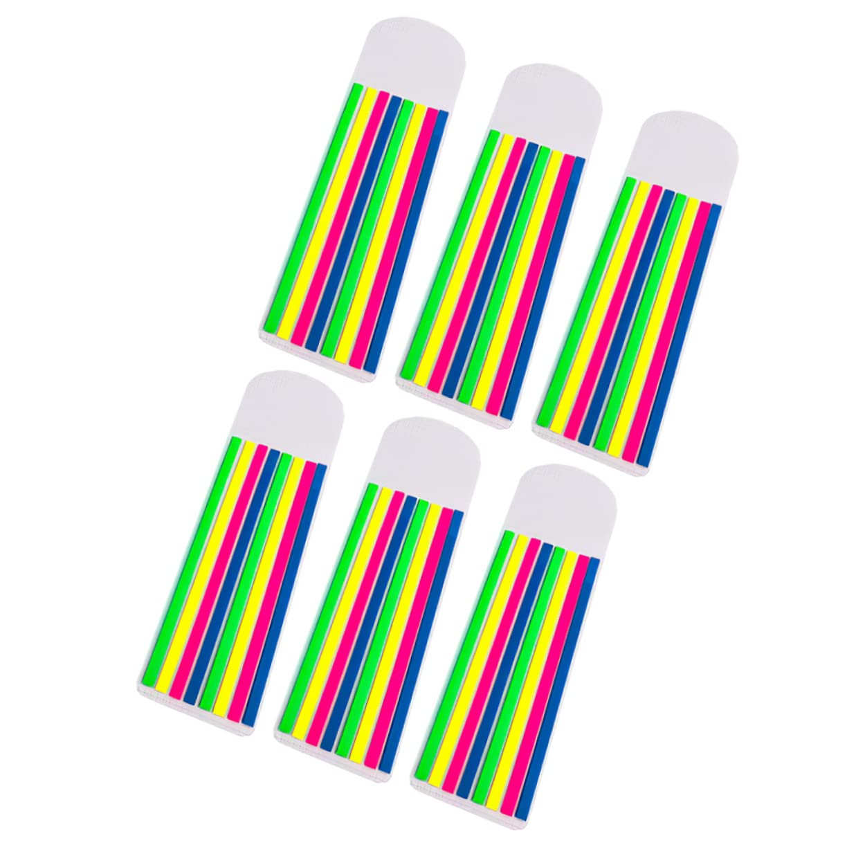STOBOK 24sätze Hochlighter Klebeband Verschiedenen Farben Transparentes Markierungsband Für Notizen Lesematerial Und Wiederverwendbare Haftstreifen Für Schüler Und Studenten