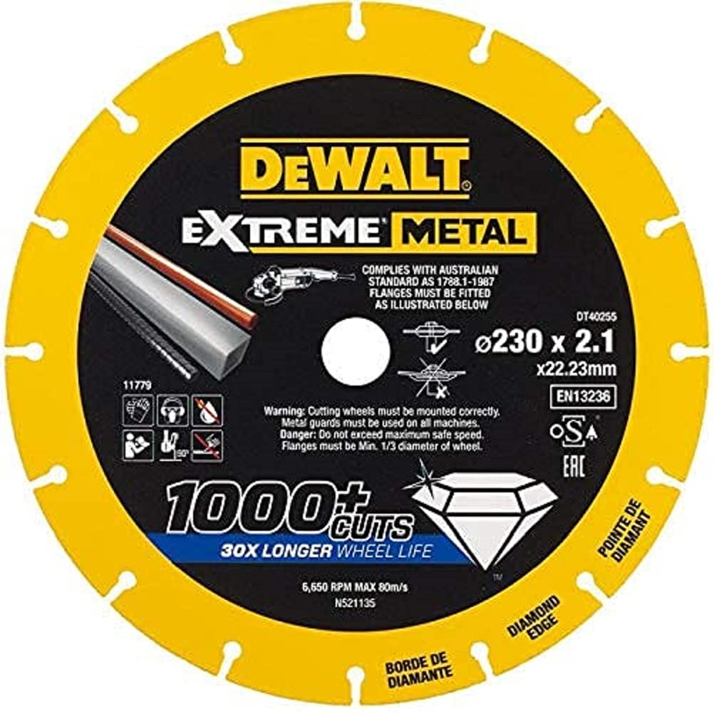 DEWALT Disque diamant métal Disque diamant 230 mm