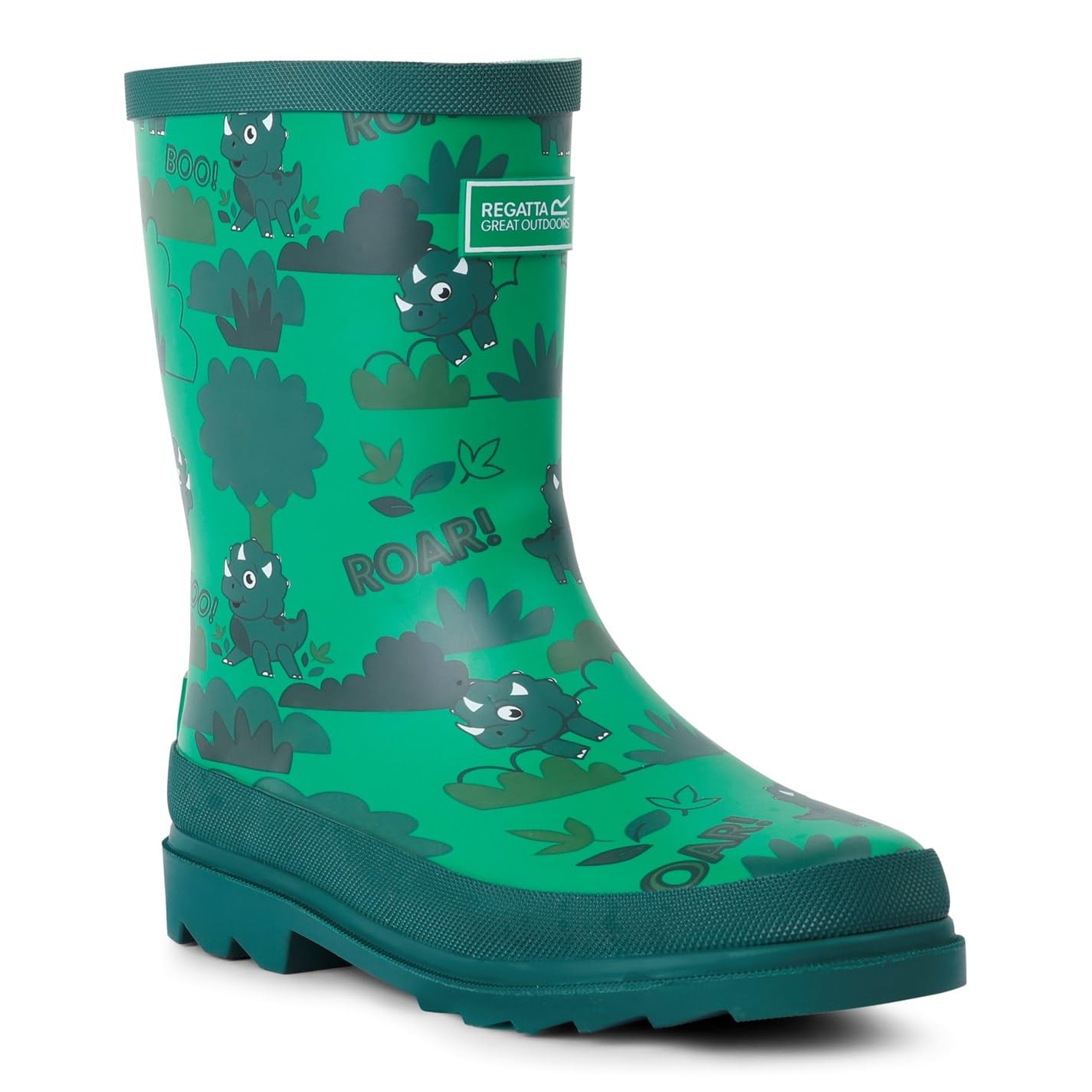 Regatta Kids Mudplay Junior II Wellies Waterproof Foam In-Sock Rubber Wellington Boots
