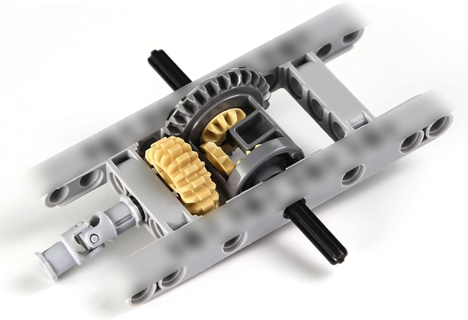 10pcs Frame-Differential-Gear-Set with Universal-Joint-Axle, Compatible with Technic-Parts, for STEM-MOC-EV3-Project-Bulk-Blocks(Random Color)