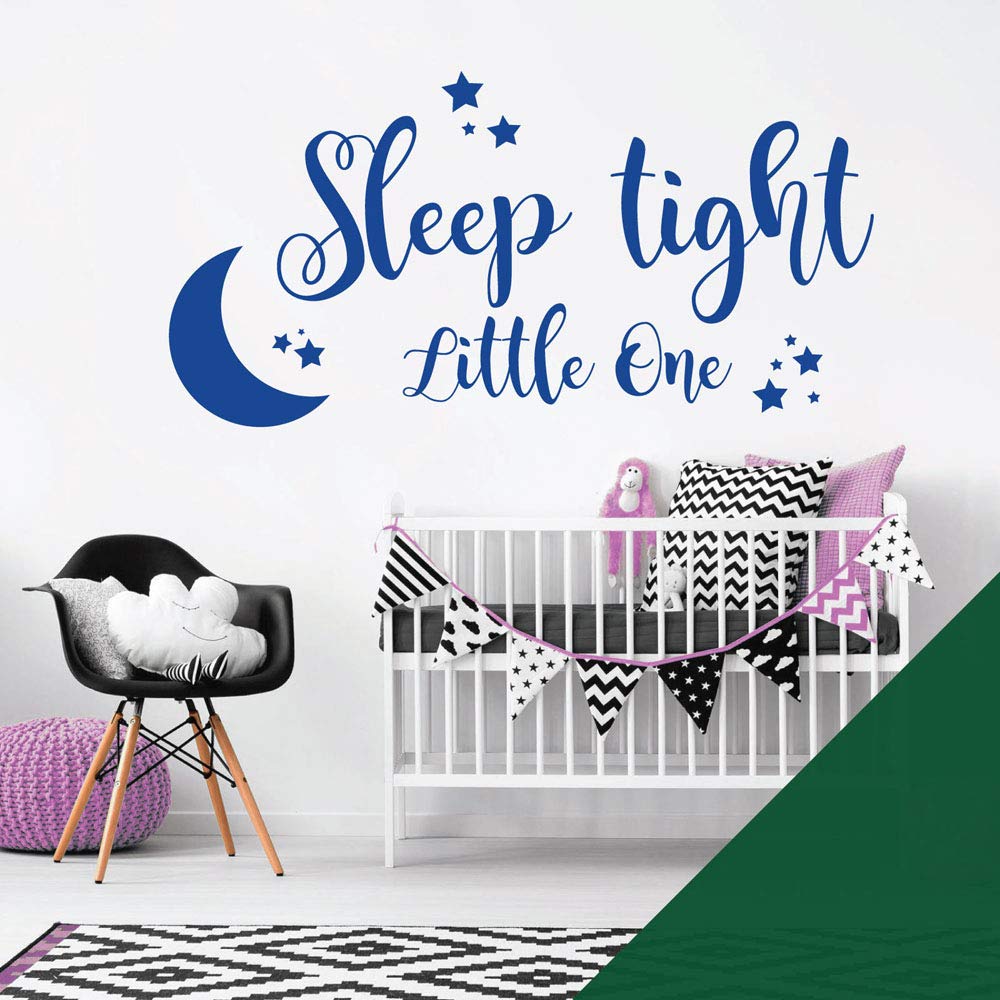 Sleep Tight Little One - Baby Nursery Wall Art Sticker [Medium] [Forest]