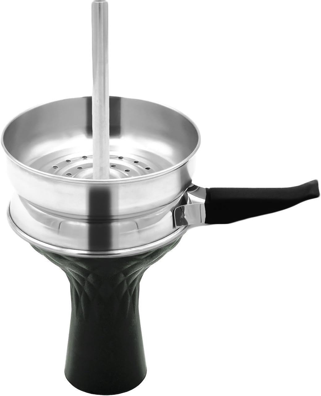 2 PCS Hookah Set, Bowl Silicone + Alloy Chimney Hookah Head