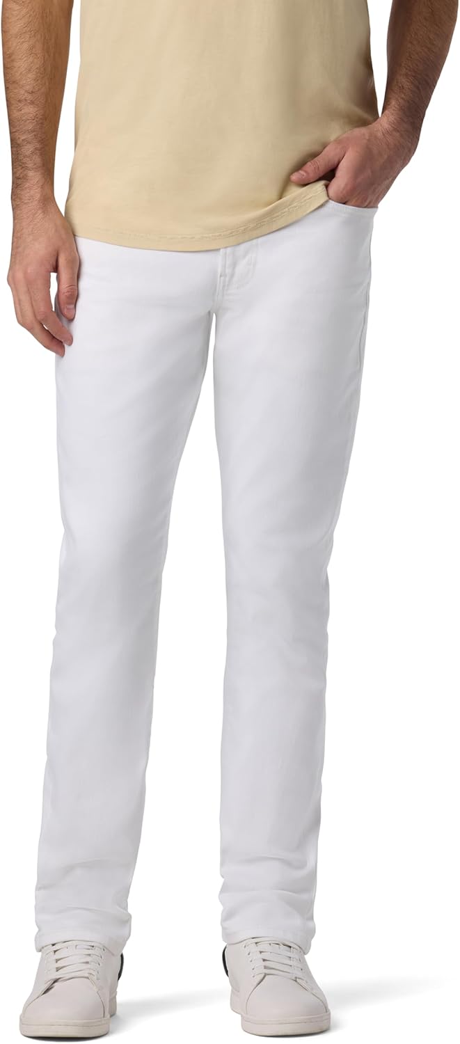 Hudson Jeans メンズ ブレイク スリム ストレートジーンズ, ホワイト, 30W x 32L