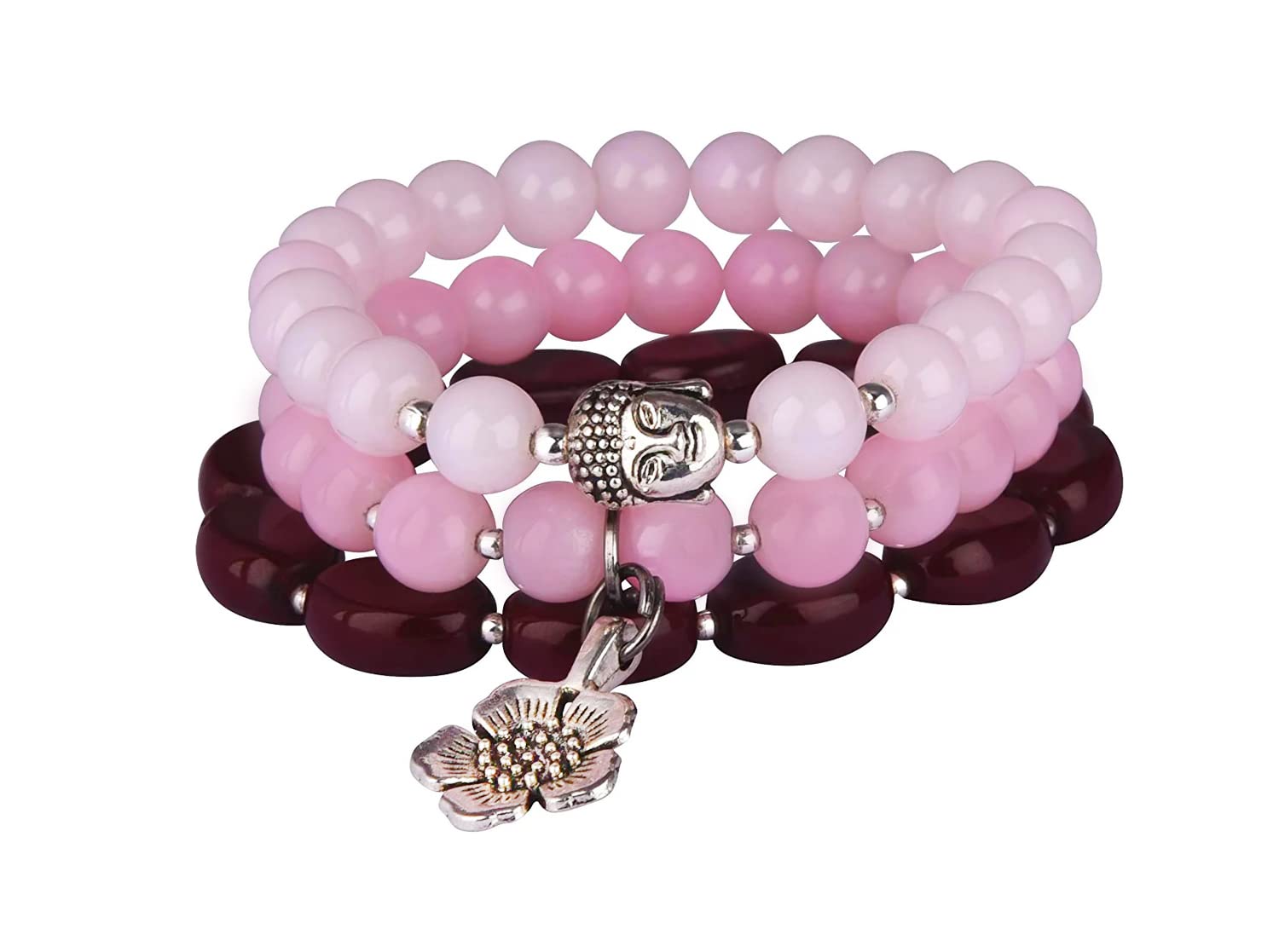 See full amazon price history chart for JFL-Jewellery for Less Healing Pink Onyx Beads Silver Buddha Charm Yoga Reiki Natural Stone Unisex Spiritual Energy Strand Stretchable Bracelet for Men/Women/Boys/Girls. JFL-Jewellery for Less Healing Pink Onyx Beads Silver Buddha Charm Yoga Reiki Natural Stone Unisex Spiritual Energy Strand Stretchable Bracelet for Men/Women/Boys/Girls. (B08338GLR9) Amazon Price History, Amazon Price Tracker