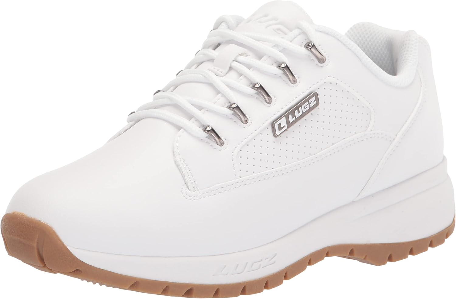 Lugz Men's Bluster Sneaker, White/Gum, 12
