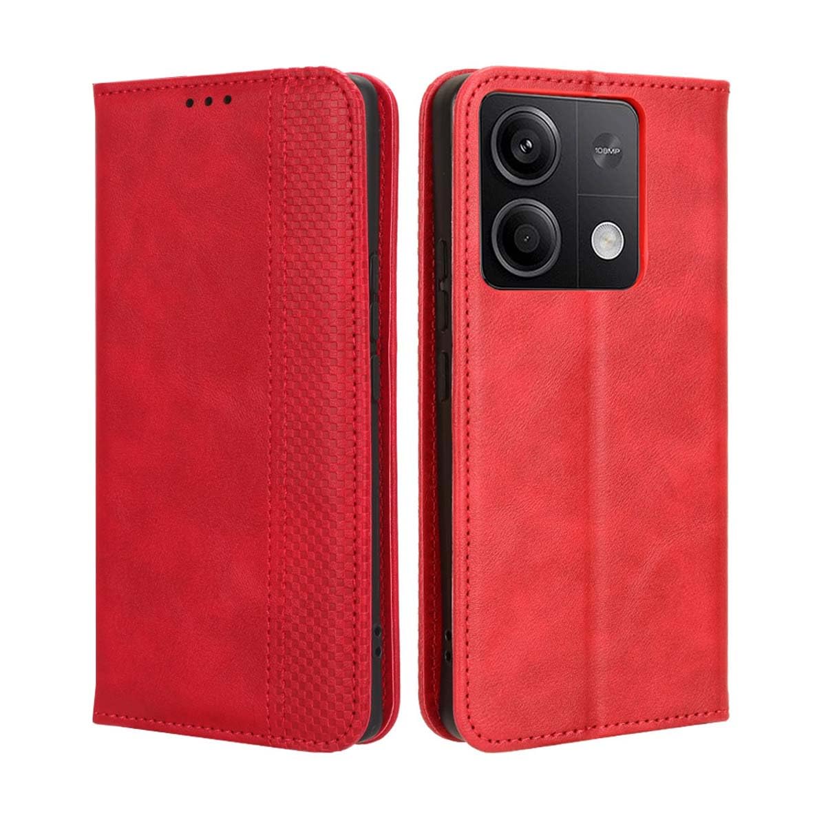 GOKEN Cover per Xiaomi Redmi Note 13 PRO 5G / Poco X6 5G, Custodia Folio in Pelle Flip Wallet Libro Case con Portafoglio, Premium PU/TPU Magnetica Cover con Supporto di Stand/Carte Slot