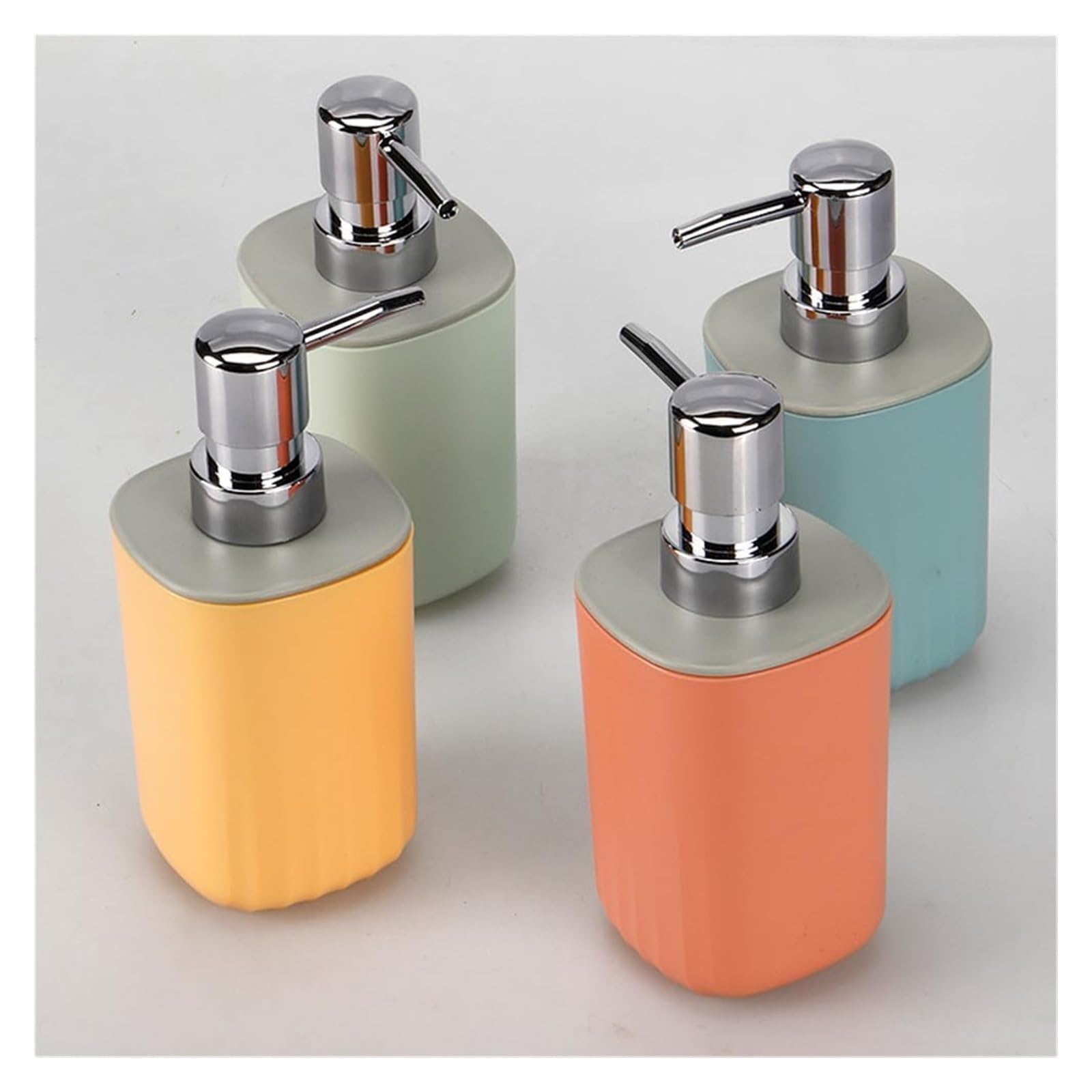 Pack de 4 Accesorios de baño de plástico Multicolor(Light Purple)