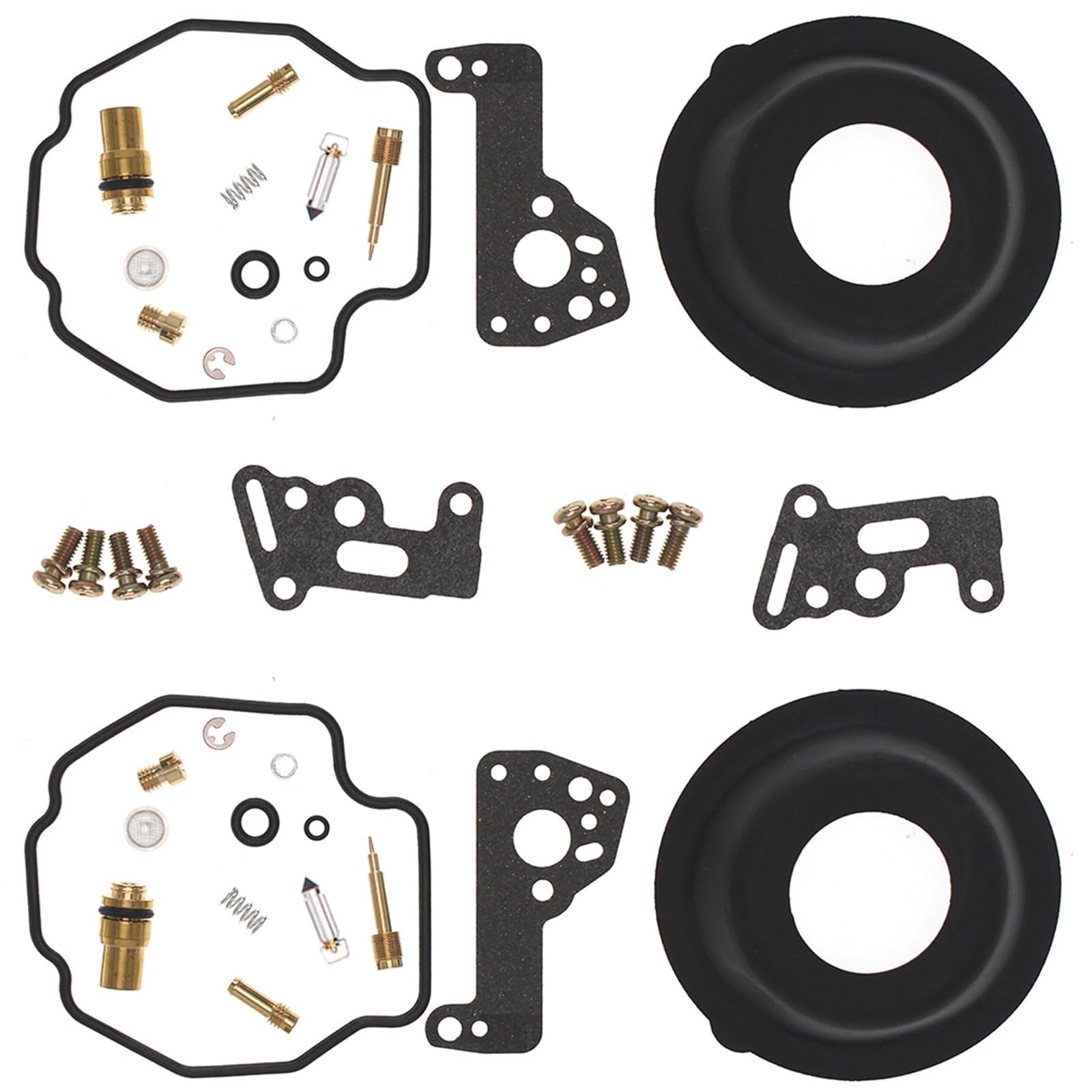 para Yamaha Virago XV535 XV535S XV500 1983 1984 1985 1986 1987 1988 1989 1990 1991 1992 1993 1994 1995-2000 Kit De Reparación Carburador Juego Reconstrucción Junta Válvula Aguja