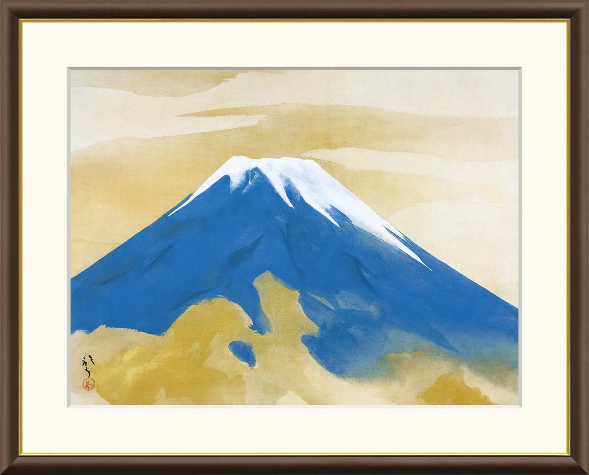 川端龍子　色紙画　　芥子の花　　淡彩画　サイン在　額装　肉筆　模写　レア即決品 Amazon.co.jp: 川端龍子 色紙画 芥子の花 淡彩画 サイン在 額装