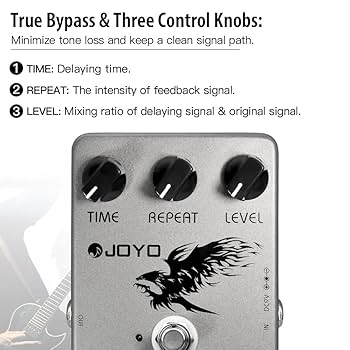 Effector Analog Delay Joyo製 Amazon.com: Joyo JF-08 Digital Delay Effect Pedal : Musical