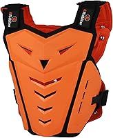 Vista 9 de Chaleco de Armadura Corporal para Motocicleta Equipo de Dirt Bike, Protector de Pecho Equipo de Motocross Protector de Pecho y Espalda