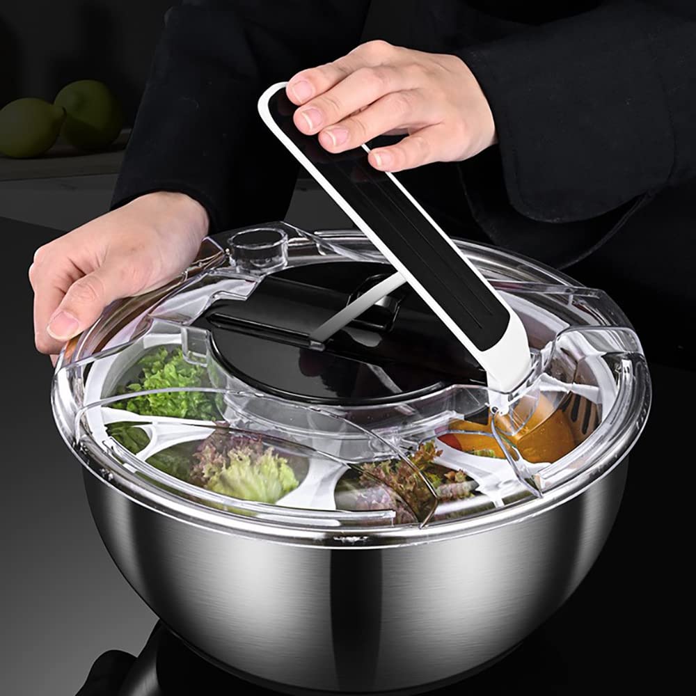 Jkjhbhged Vegetable Fruits Dryer Salad Spinner Lettuce Spinner Storage Drying Machine Useful Vegetable Dehydrator