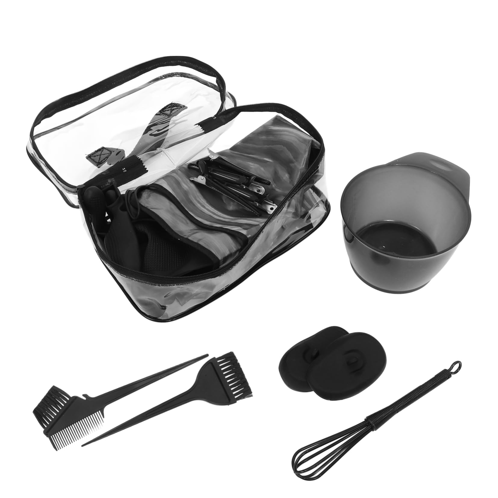 FOMIYES Complete Hair Dyeing Tool Kit Hair Brush and Bowl Set Dyeing Tools Mixing Bowl for Home Use