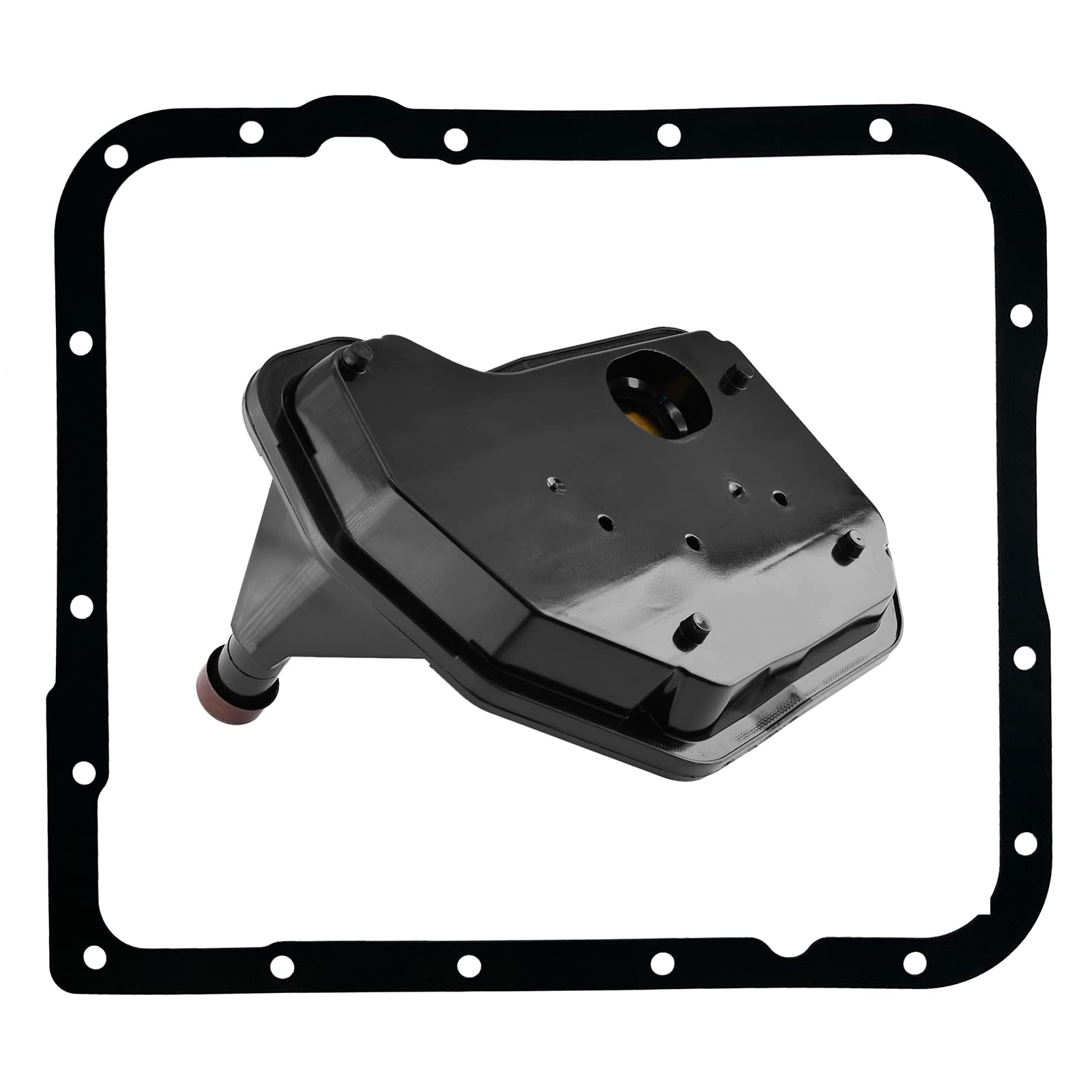 4L60E Deep Pan Auto Transmission Filter Kit with Gasket 24208576 Compatible with Escalade Trailblazer Suburban Silverado K1500 K2500 K3500 Tahoe Express Savana Sierra Yukon