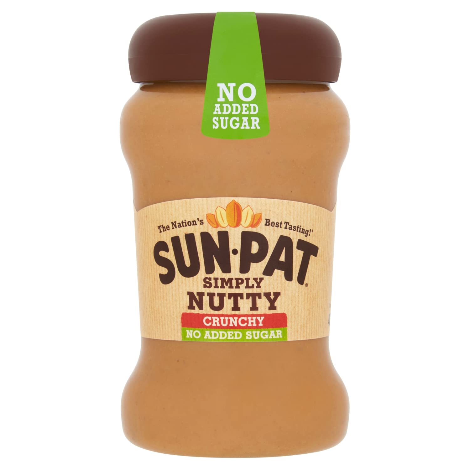 Sunpat No Added Sugar Crunchy Peanut Butter 400g
