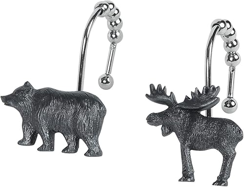 Miniatura 2 de Woodland cortina para regadera de tela impermeable