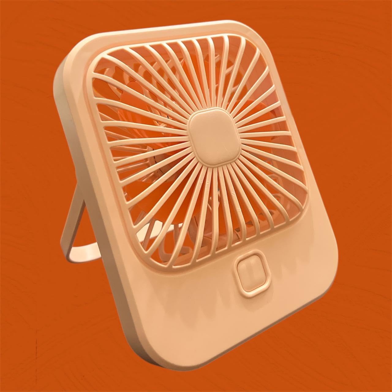MIRADH Small Desk Fan, 2000mAh Rechargeable Fan Battery Powered, 180°Foldable Portable Fan, 3 Speeds Adjustable USB Fan Silent Powerful for Home Office Travel Outdoor (PINK)-image-33