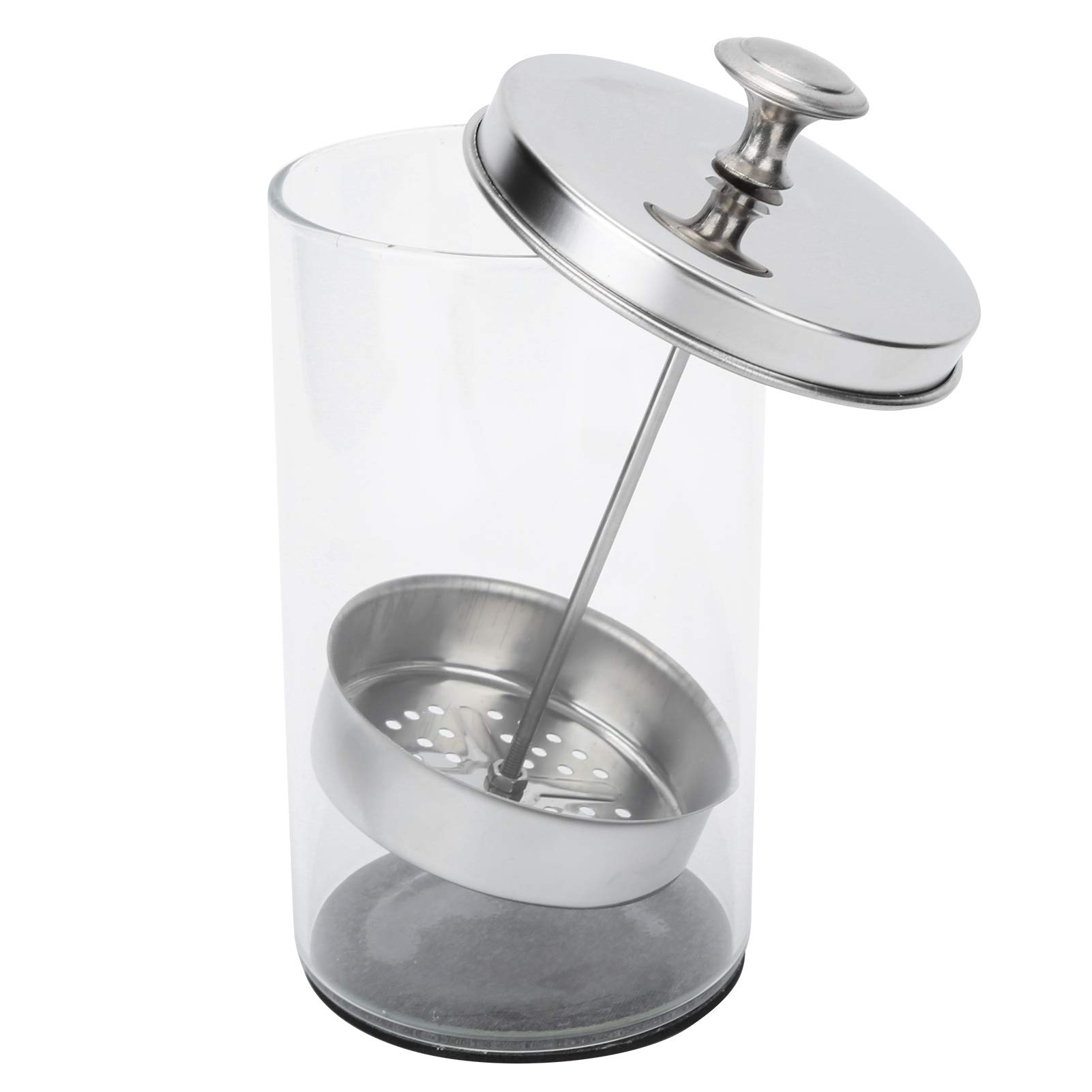 Outils de manucure professionnels pot de trempage de désinfection, salon de coiffure outils de coiffure peignes à ciseaux bouteilles de nettoyage en verre (650 ml)