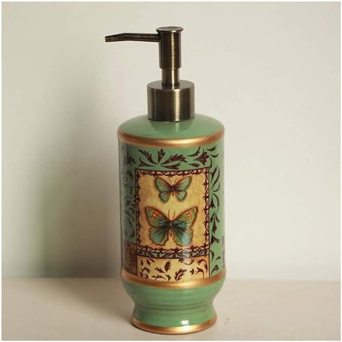 Miniatura 10 de Soap Dispenser Soap Dispenser Bottles American Retro Ceramic Soap Dispenser European Creative Hotel Press Bottle Bottling High-end Club Soap