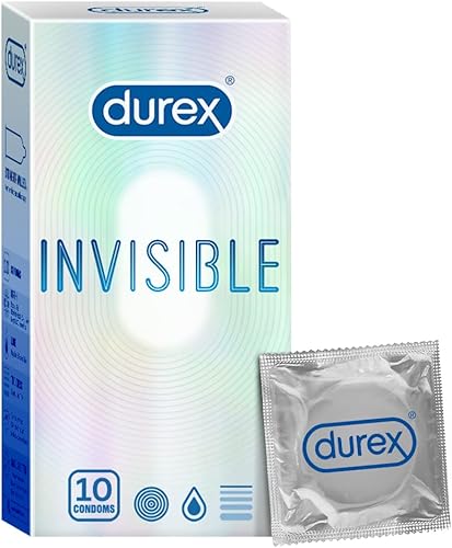 Durex Preservativos invisibles súper ultrafinos para hombre, 10 unidades