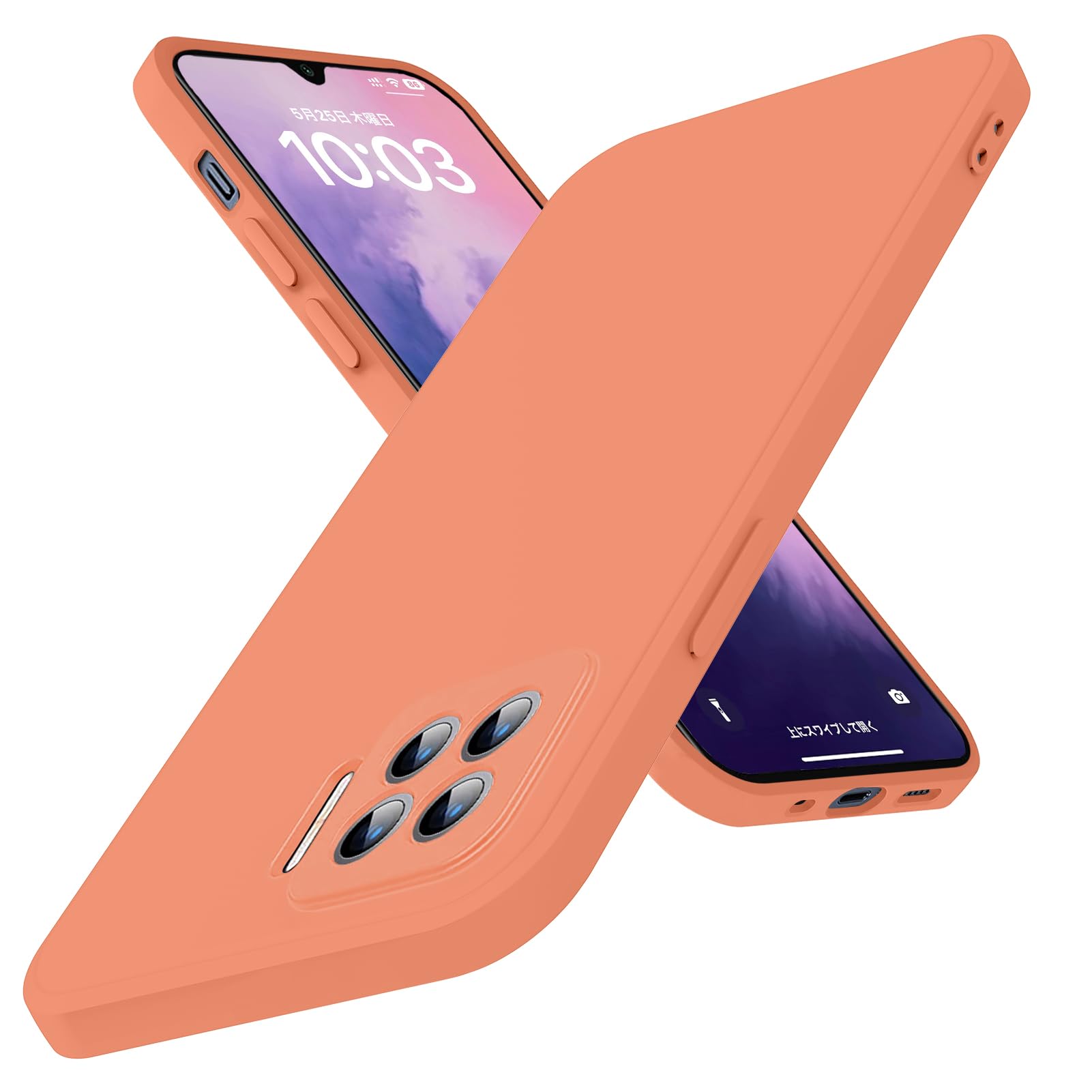 Amazon.co.jp: OPPO A73 ケース 耐衝撃 TPU 液状シリコンゴム 用