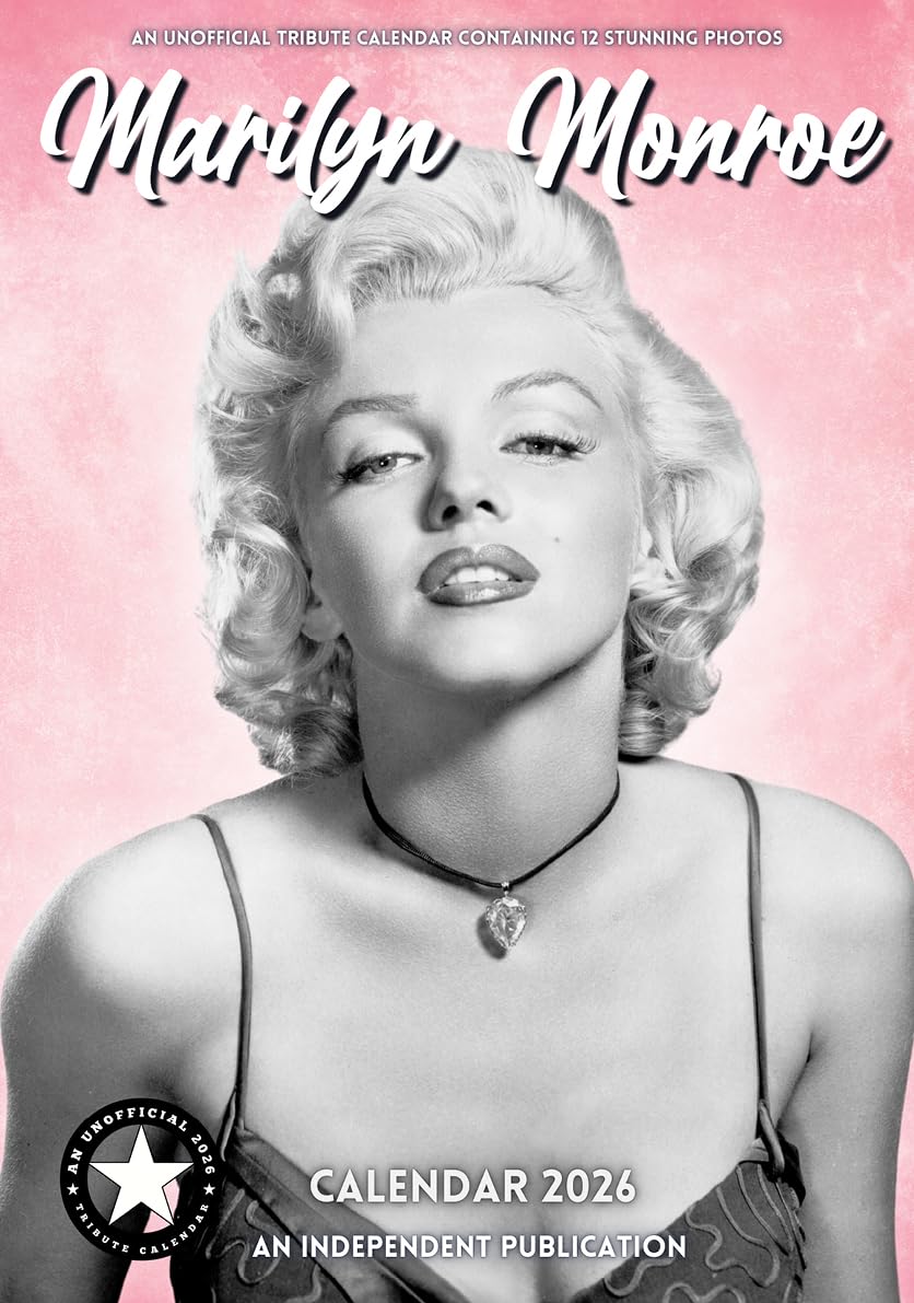MARILYN MONROE 2026 Wall Calendar A3 Unofficial Tribute