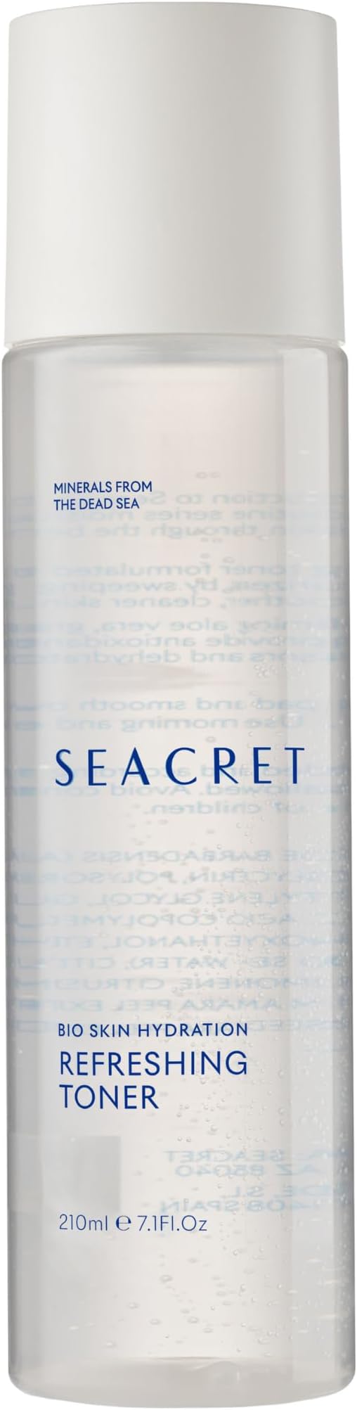 SEACRET Bio Skin Hydration Refreshing Minerals Facial Toner - Spa-Like Long-Lasting Hydration, Purify Skin Balance with Dead Sea Water and Minerals, All Skin Types, Citrus Scent, 7.1 fl oz