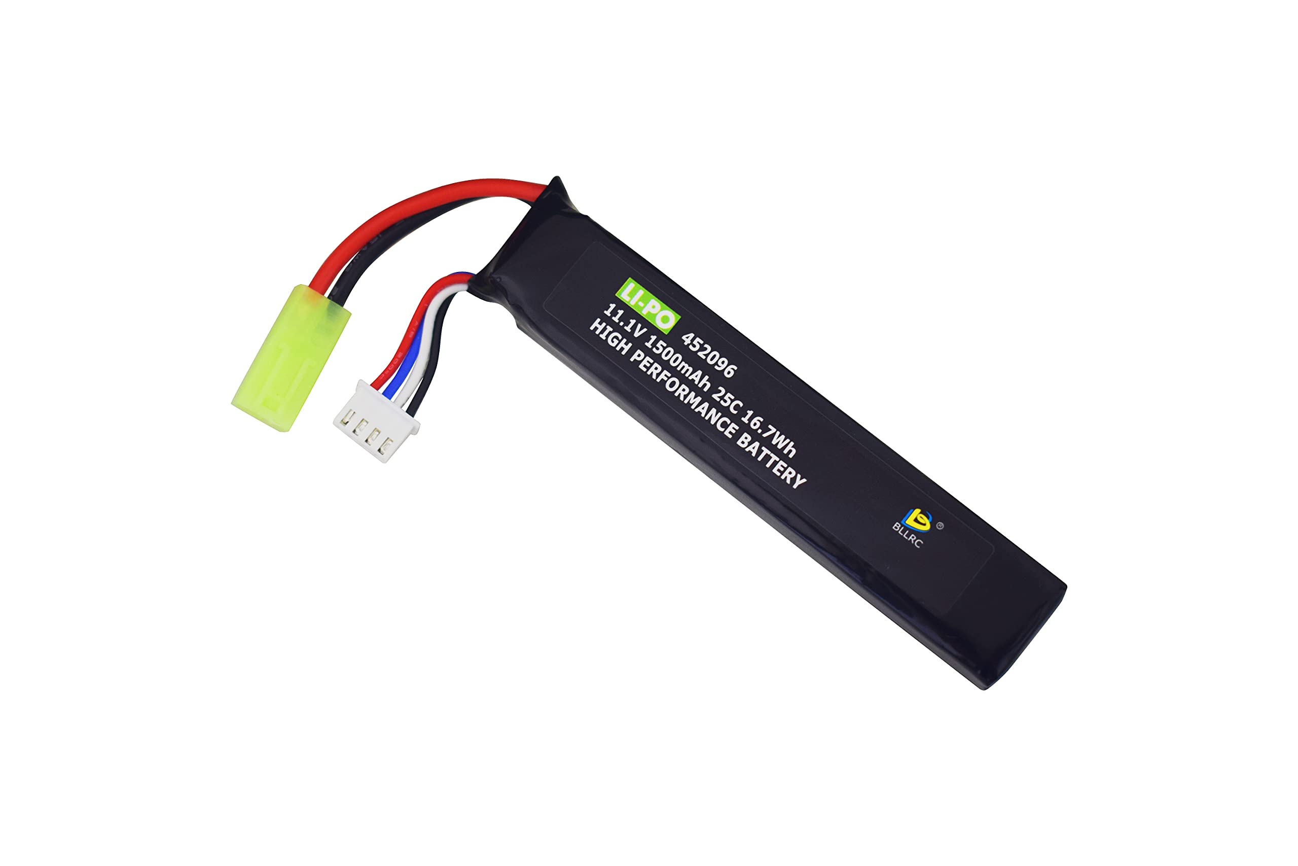 2PZ 3S 11.1V 1500mAh 25C Batteria con Connettore Mini Odamiya per G36C M4A1-RIS M4A1 CAR15 MP5A5 M249 MP5K MC51 FNP90 AK47 G3A4 G36 Airsoft Aggiornamento Modifica e Altre Serie Giocattolo