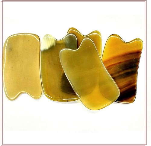 Miniatura 8 de ARTIBETTER 4pcs Gua Sha Scraping Herramienta de Masaje Buffalo Horn Gua Sha Junta Color Aleatorio