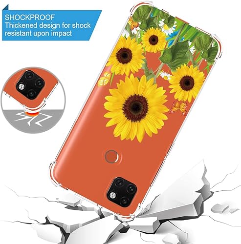 Miniatura 7 de Funda transparente delgada diseñada para Xiaomi Redmi 9CRedmi 10ARedmi 9 ActivPoco C3Poco C31, absorción de golpes, funda protectora de goma TPU