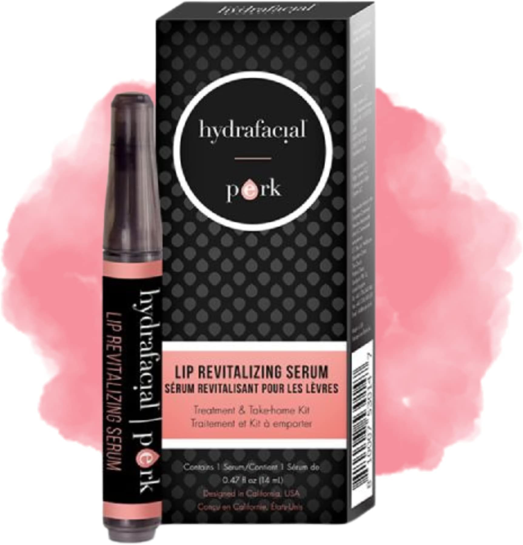 Hydrafacial Lip Revitalizing Serum, Plumps and Rejuvenates, 9 Milliliter Vial to Use with Device and 5 Milliliter Roller Ball Pen for at Home Use