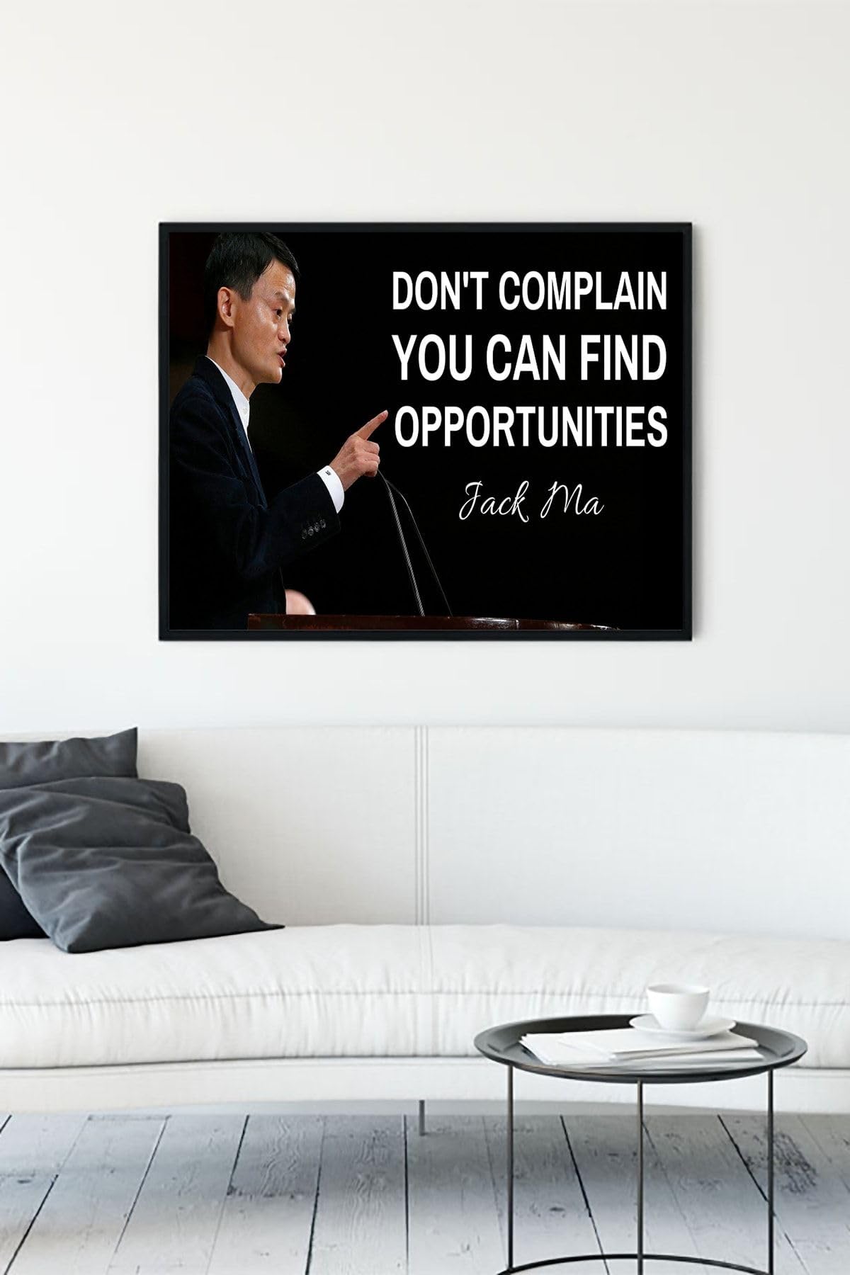 Postermanya (pster12602) Jack Ma Girişimcilik Çerçeveli Tablo (21x30cm)