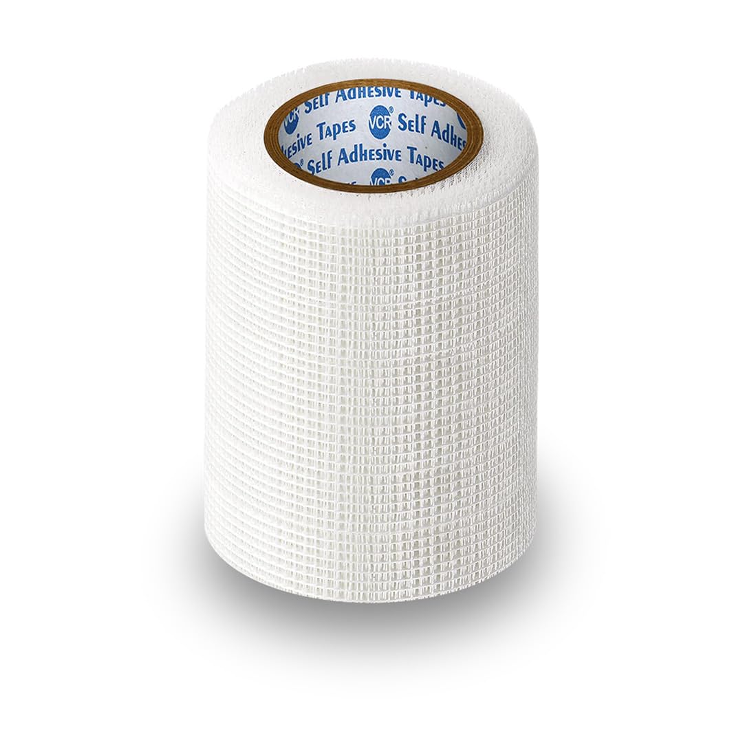 VCR Glass Fiber Tape - 50 Meters in Length - 144mm / 6" Width - 1 Roll Per Pack - Glass Fiber Joint Mesh Tape, Seal Repair Tape For Crack Patch, Wall Repair, Fiber Wall Coating for Plastering. (B0CF2FRCKR) Amazon Price History, Amazon Price Tracker