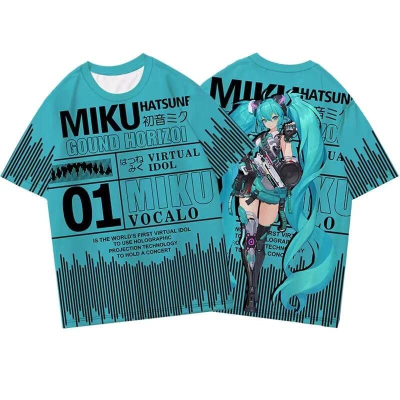 Amazon.co.jp: 初音ミク Tシャツ 初音ミク 半袖 インナーシャツ 夏服