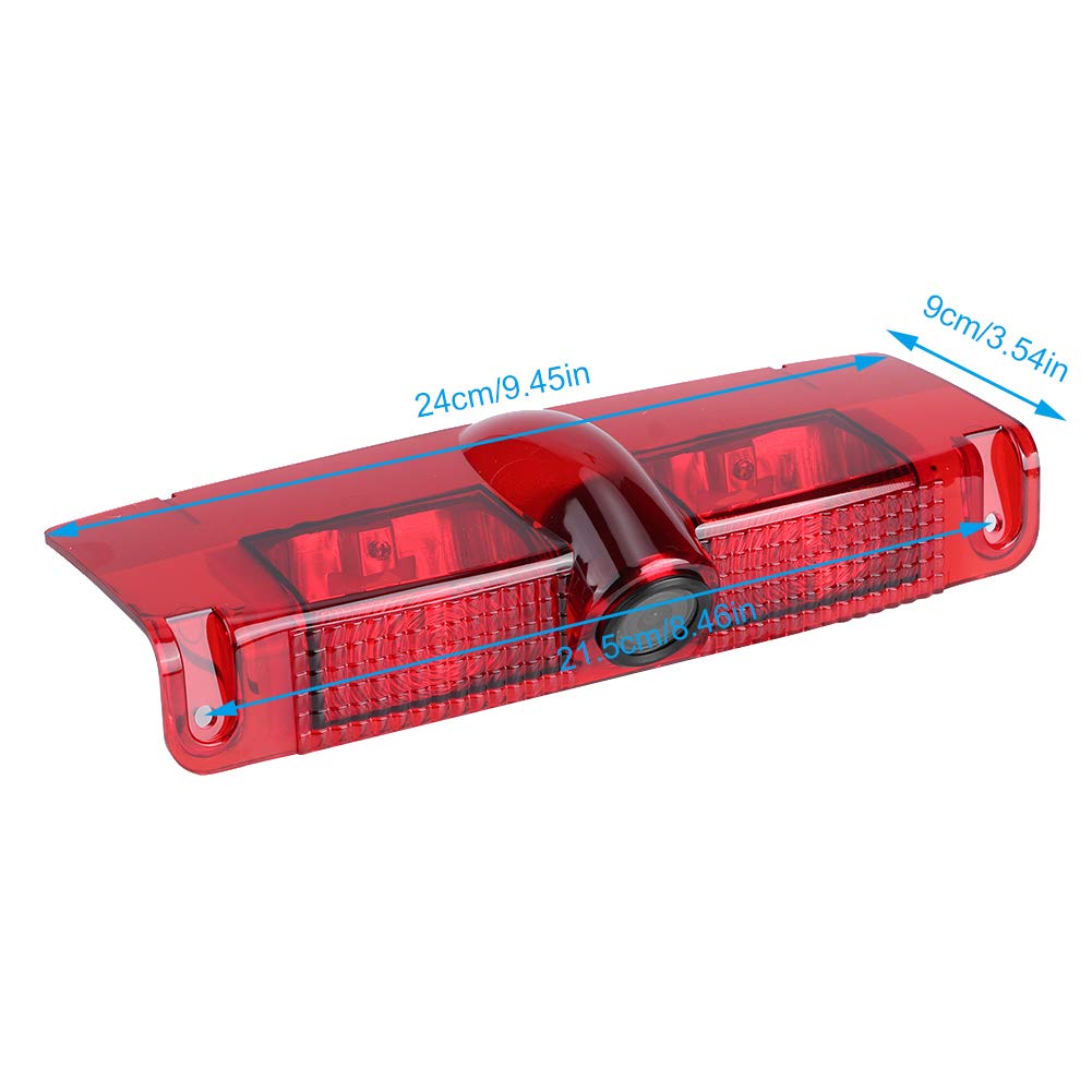 Kamera światła Stop LED Wysoko Montowana Wodoodporna Kamera NTSC PAL dla Express Backup Cofania Parkowania 170° Szeroki Kąt IP68