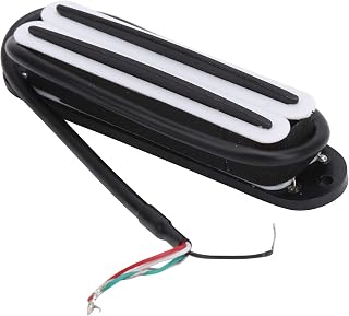 Humbucker Pickups, Dual Coil Electric Guitar Pickup with Hot Rail Design, High Performance NoiseFree Shielding for ST Electric Guitars