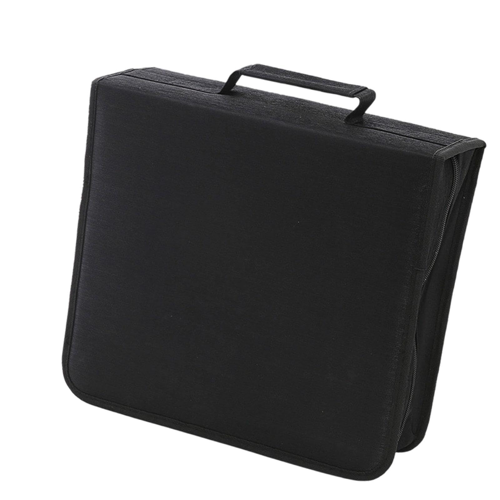 Porta CD/Dvd, Organizer con capacità di 256, Resistente ai Graffi, Elegante Raccoglitore portadischi per Auto e casa, Nero