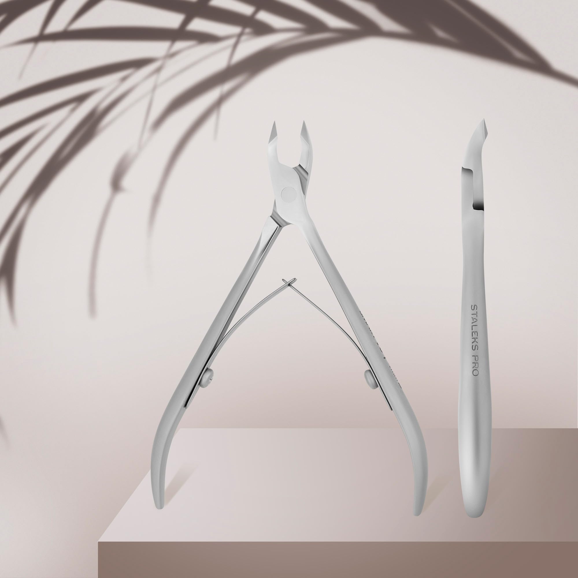 Staleks Pro Smart 10 Quarted Jaw 4 mm Professional Cuticle Nippers - Model NS-10-4
