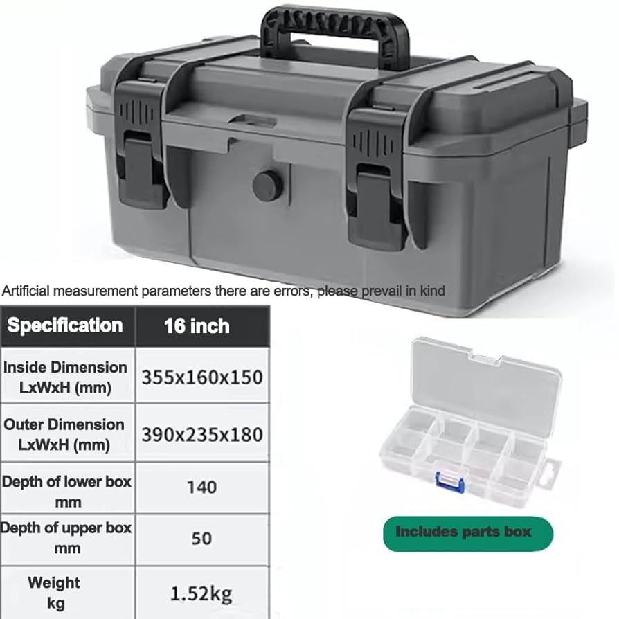 ツール収納ケース グレー Amazon.co.jp: 大型ツールボックス、層状ツールボックス、工業用