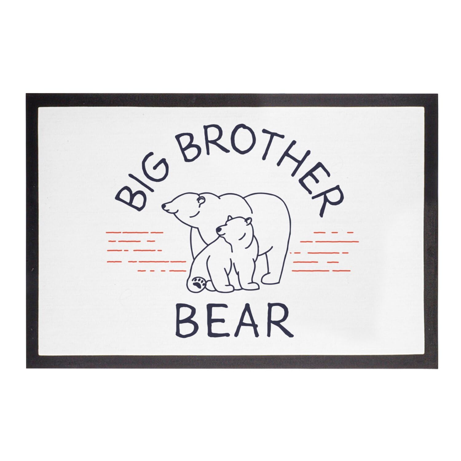 Paillasson Blanc ours mignon pour une entree de maison cosy