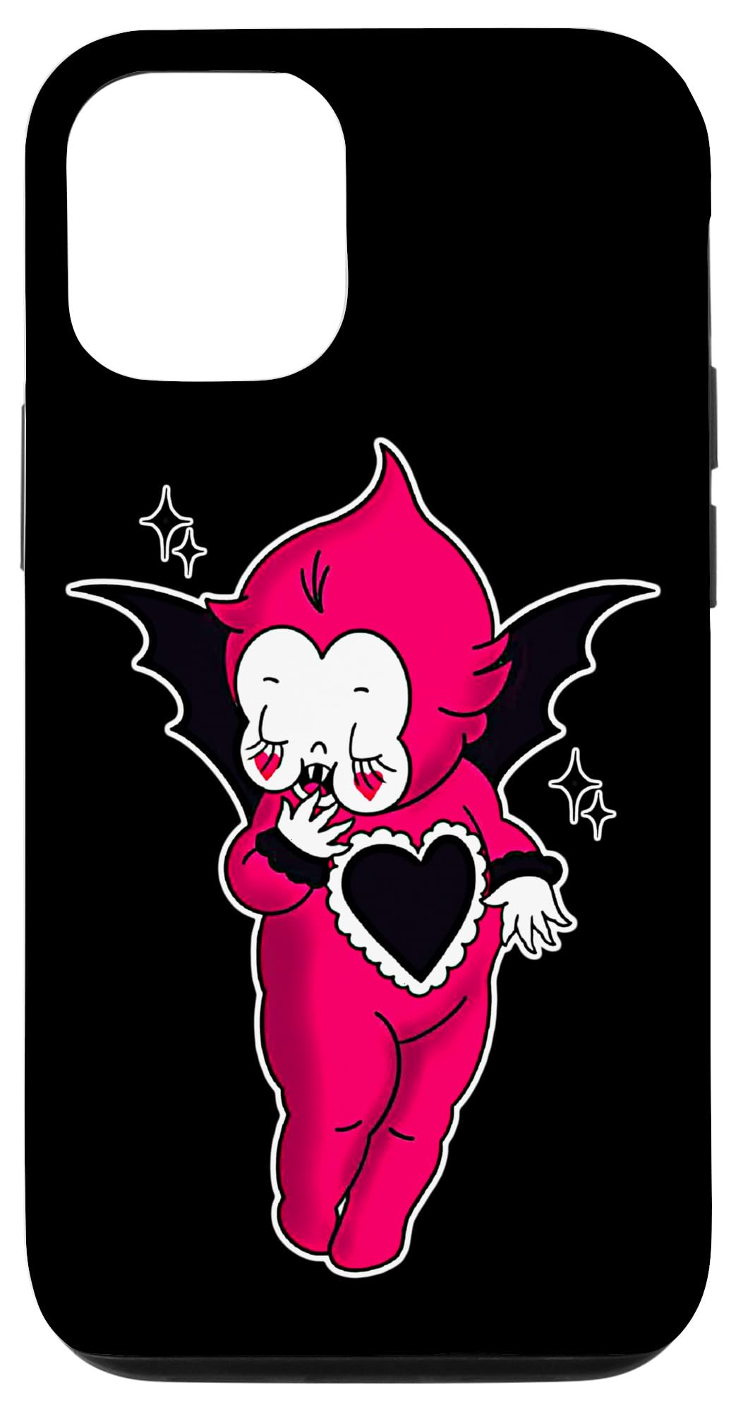 iPhone 14 Kewpie Baby Vampire Devil Spooky Traditional Tattoo Flash Case