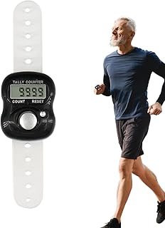 フィンガーカウンター – 15cm ABS、手動デジタルタリー、ハンドクリッカーデバイス |編み物のステッチカウント、ラップトラックモニタリング、人数カウント練習、コーチングドリルの練習、ゴルフスコアの追跡に最適です。