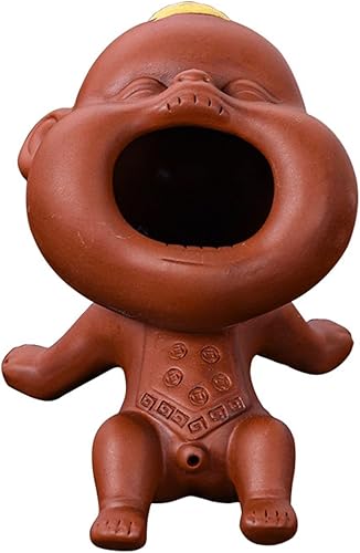 Miniatura 7 de LYHHGS Orina de arena púrpura creativa niño té mascota hogar puede elevar la mesa de té adornos diversión orina muñeca té juguete té set accesorios